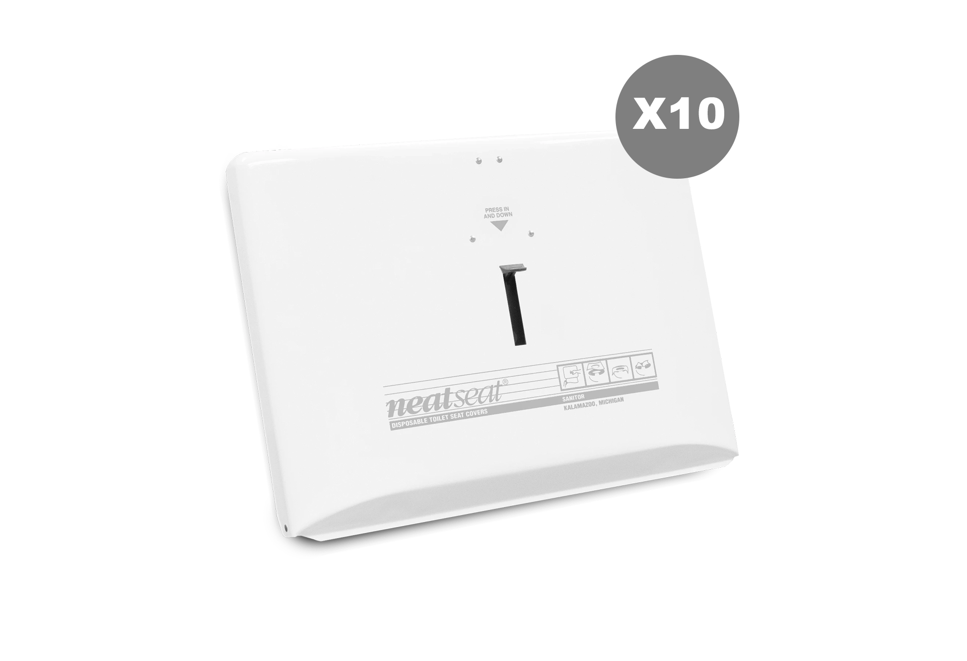 NeatSeat Dispenser Case Of 10 Painted Finish